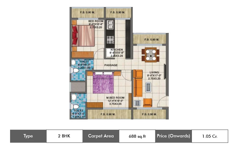 Arihant Clan Aalishan Kharghar 2 BHK