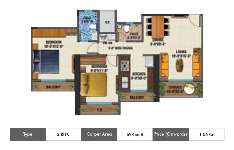 Arihant Clan Aalishan Kharghar 2 BHK