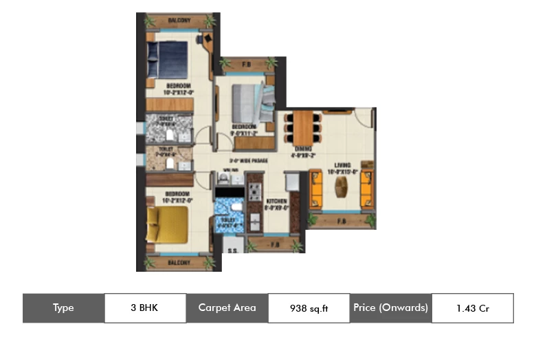 Arihant Clan Aalishan Kharghar 3 BHK